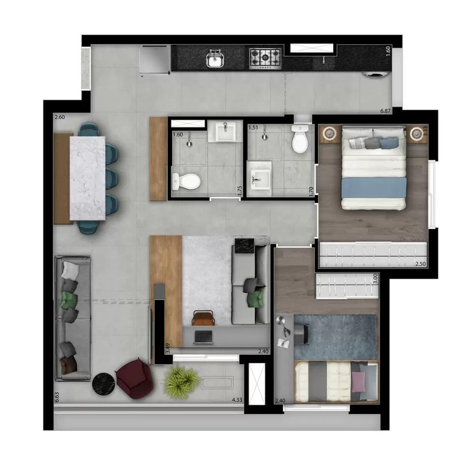 Apartamento à venda com 3 quartos, 2469m² - Foto 49