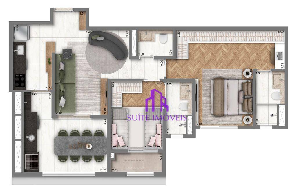 Apartamento à venda com 2 quartos, 63m² - Foto 22