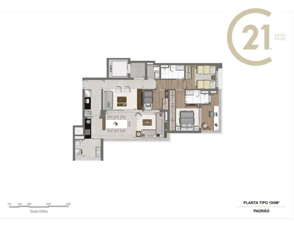 Apartamento à venda com 2 quartos, 103m² - Foto 32