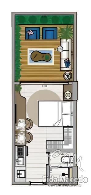 Apartamento à venda com 1 quarto, 18m² - Foto 4