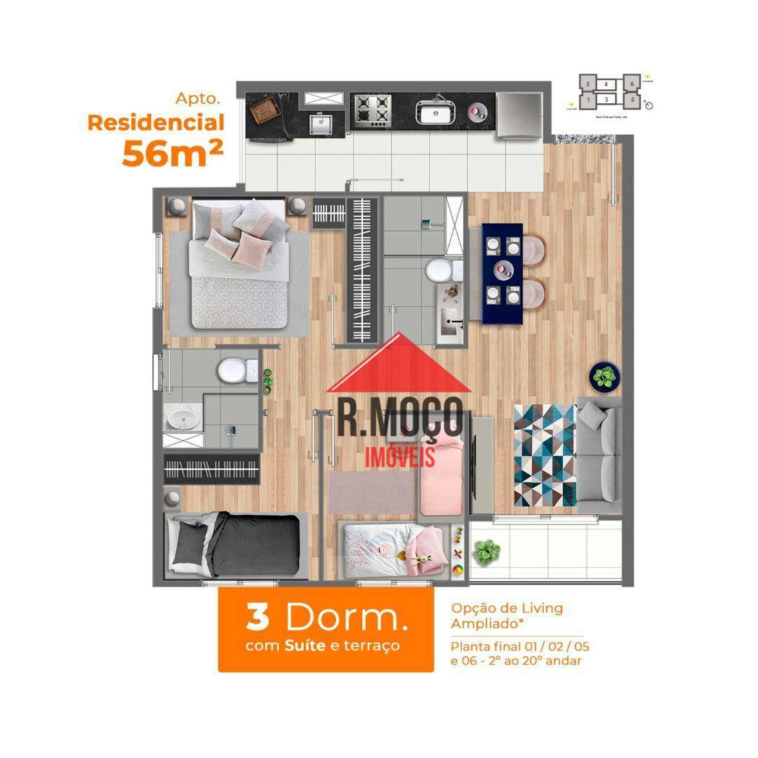 Apartamento à venda com 1 quarto, 31m² - Foto 14