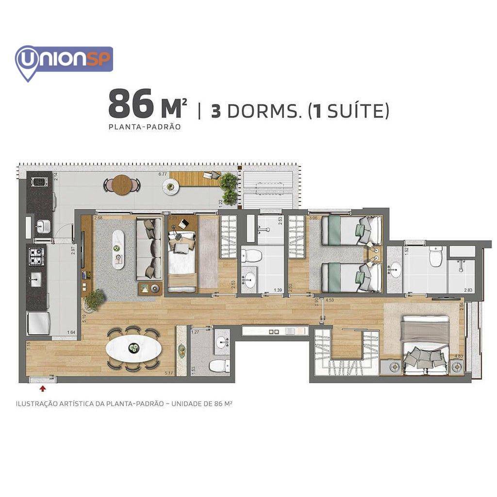 Apartamento à venda com 2 quartos, 68m² - Foto 19