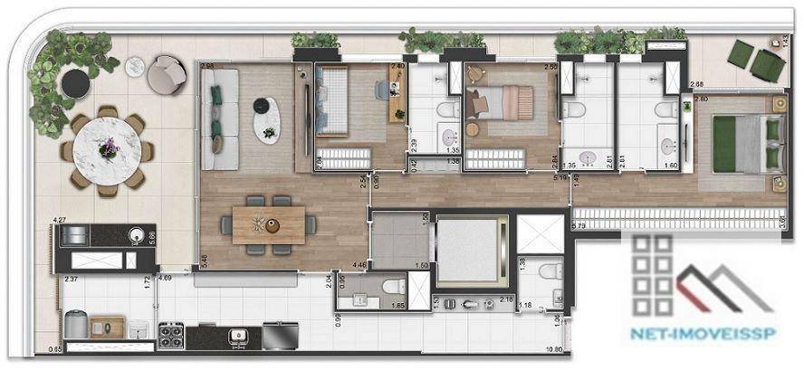 Apartamento à venda com 3 quartos, 154m² - Foto 27