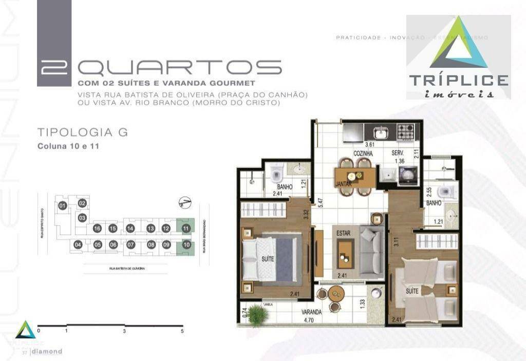 Apartamento à venda com 2 quartos, 49m² - Foto 39