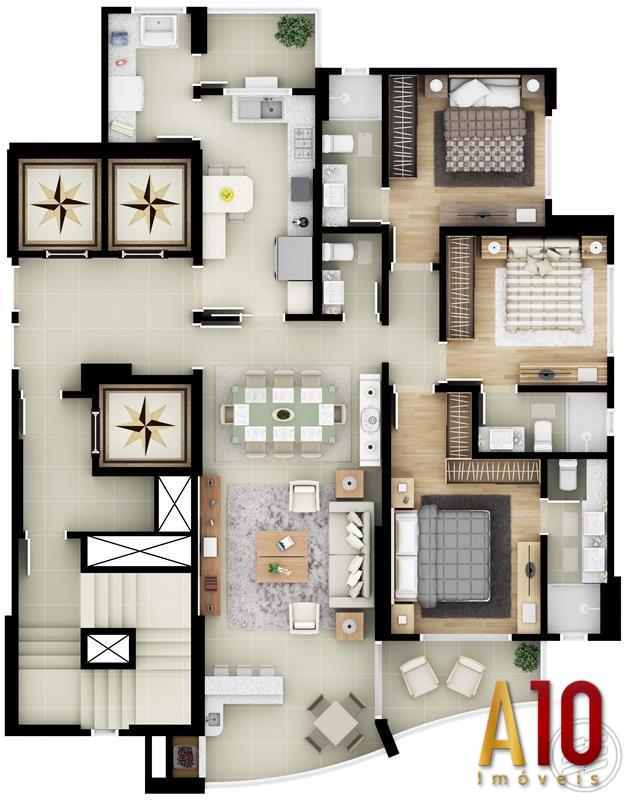 Apartamento à venda com 3 quartos, 138m² - Foto 46