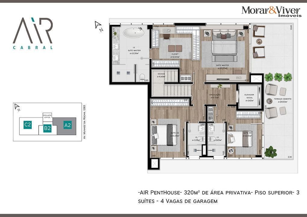 Apartamento à venda com 3 quartos, 190m² - Foto 24