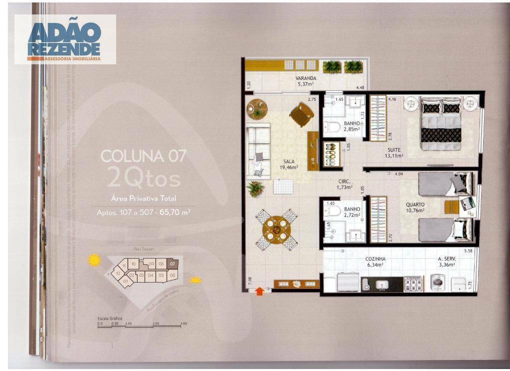 Apartamento à venda com 2 quartos, 68m² - Foto 32