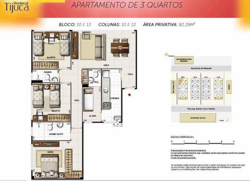 Apartamento à venda com 2 quartos, 63m² - Foto 6