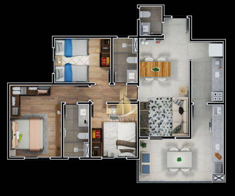 Apartamento à venda com 3 quartos, 85m² - Foto 7