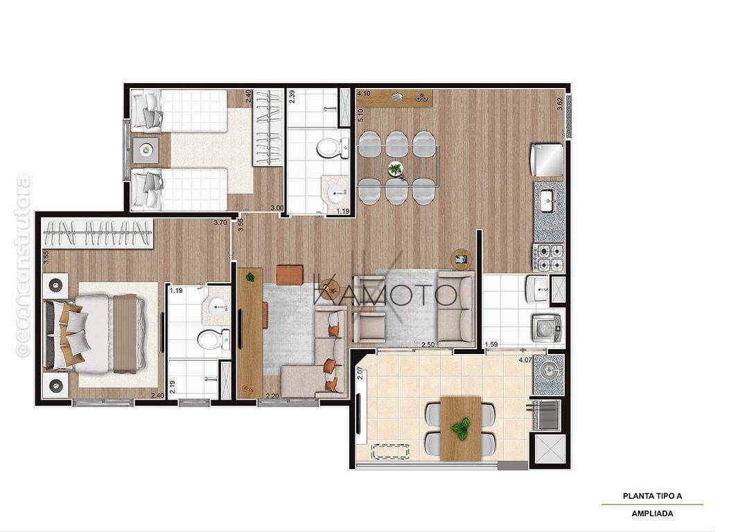 Apartamento à venda com 2 quartos, 43m² - Foto 36