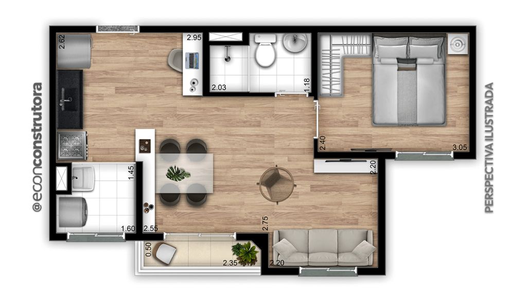 Apartamento à venda com 2 quartos, 37m² - Foto 11