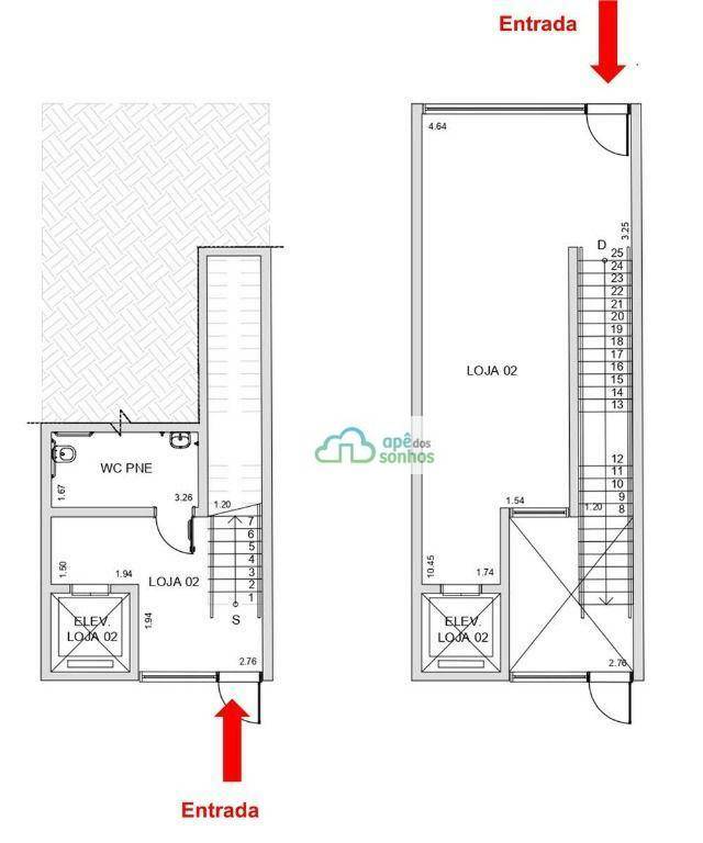 Loja-Salão para alugar, 78m² - Foto 2