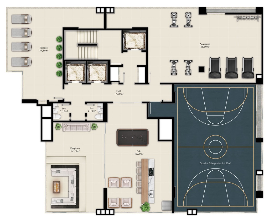 Apartamento à venda com 3 quartos, 68m² - Foto 17