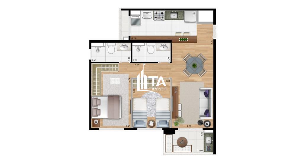 Apartamento à venda com 2 quartos, 61m² - Foto 23
