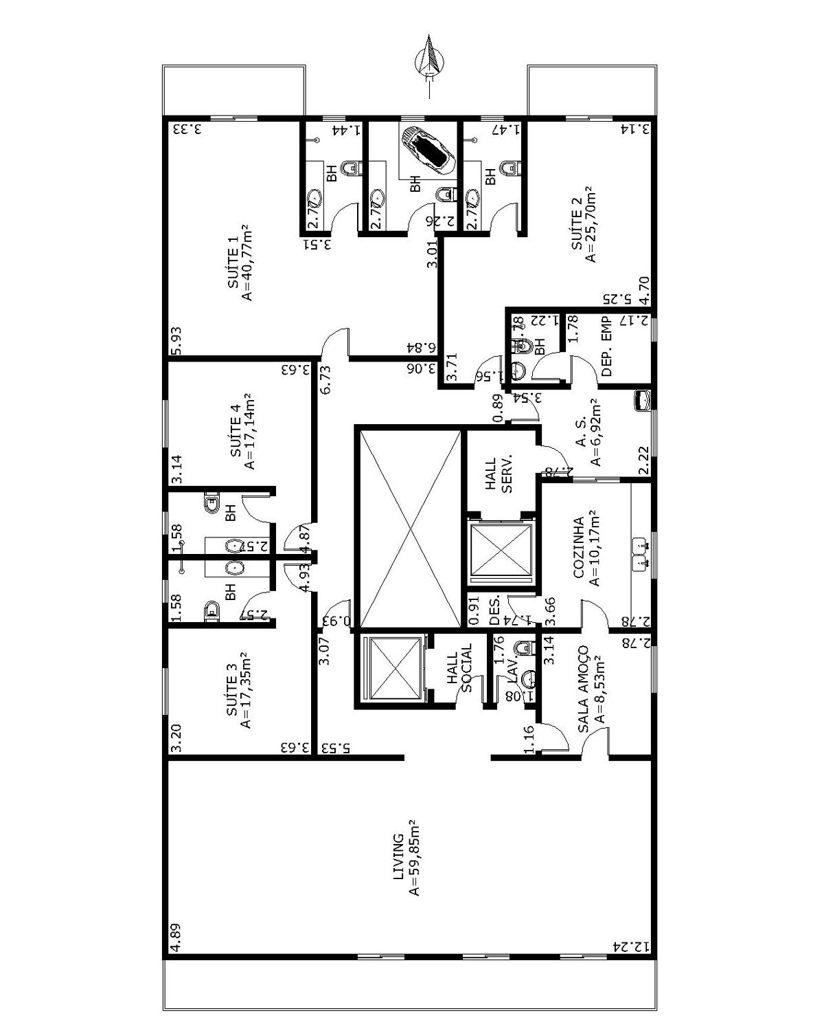 Apartamento à venda com 4 quartos, 272m² - Foto 3