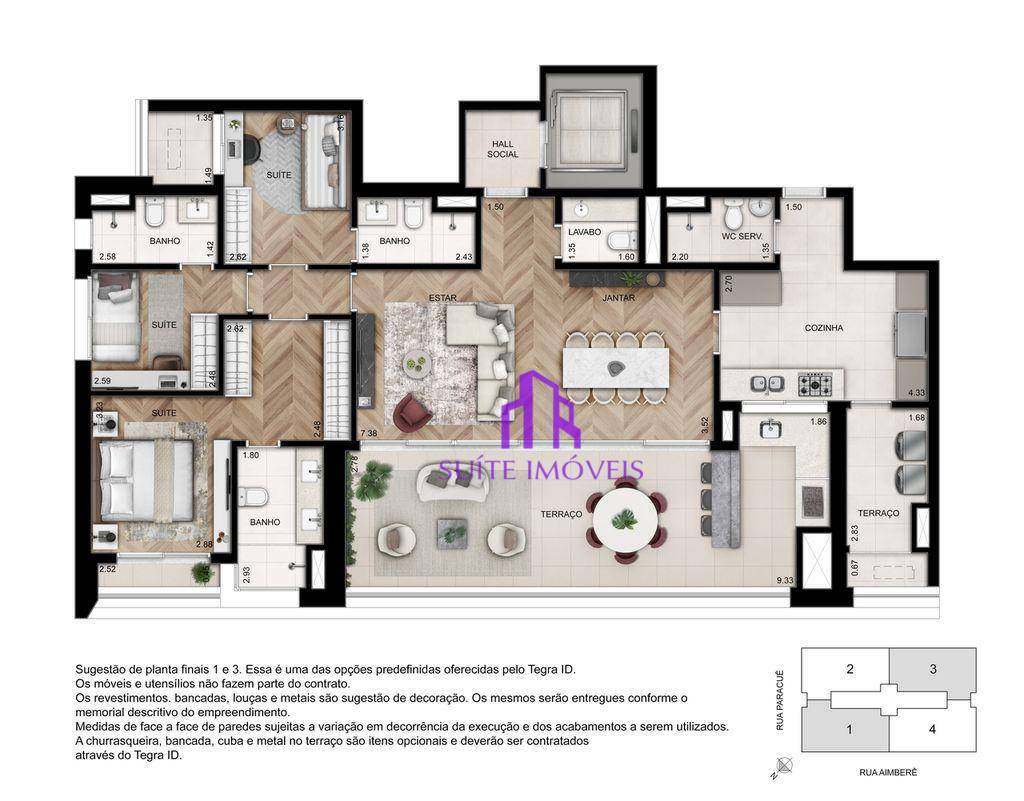 Apartamento à venda com 4 quartos, 157m² - Foto 32