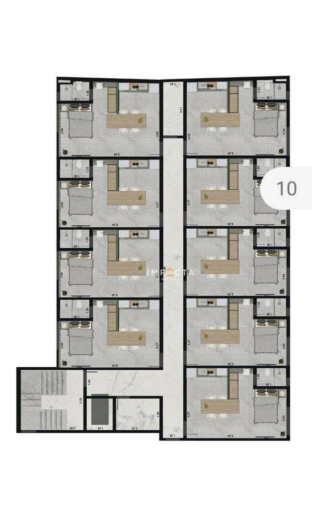 Apartamento à venda com 1 quarto, 32m² - Foto 3