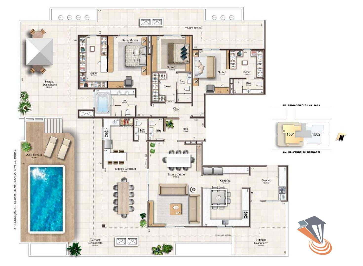 Apartamento à venda com 3 quartos, 123m² - Foto 32