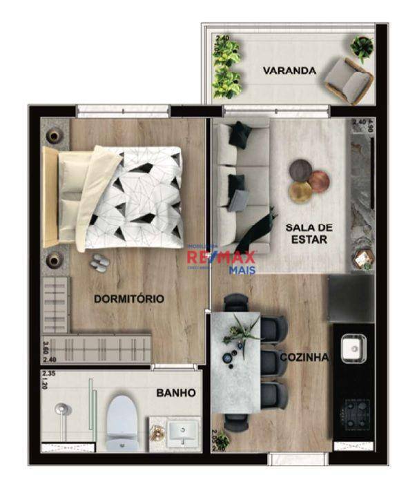 Apartamento à venda com 2 quartos, 58m² - Foto 27