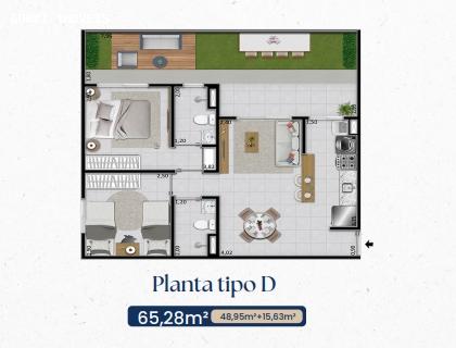 Apartamento à venda com 2 quartos, 48m² - Foto 24