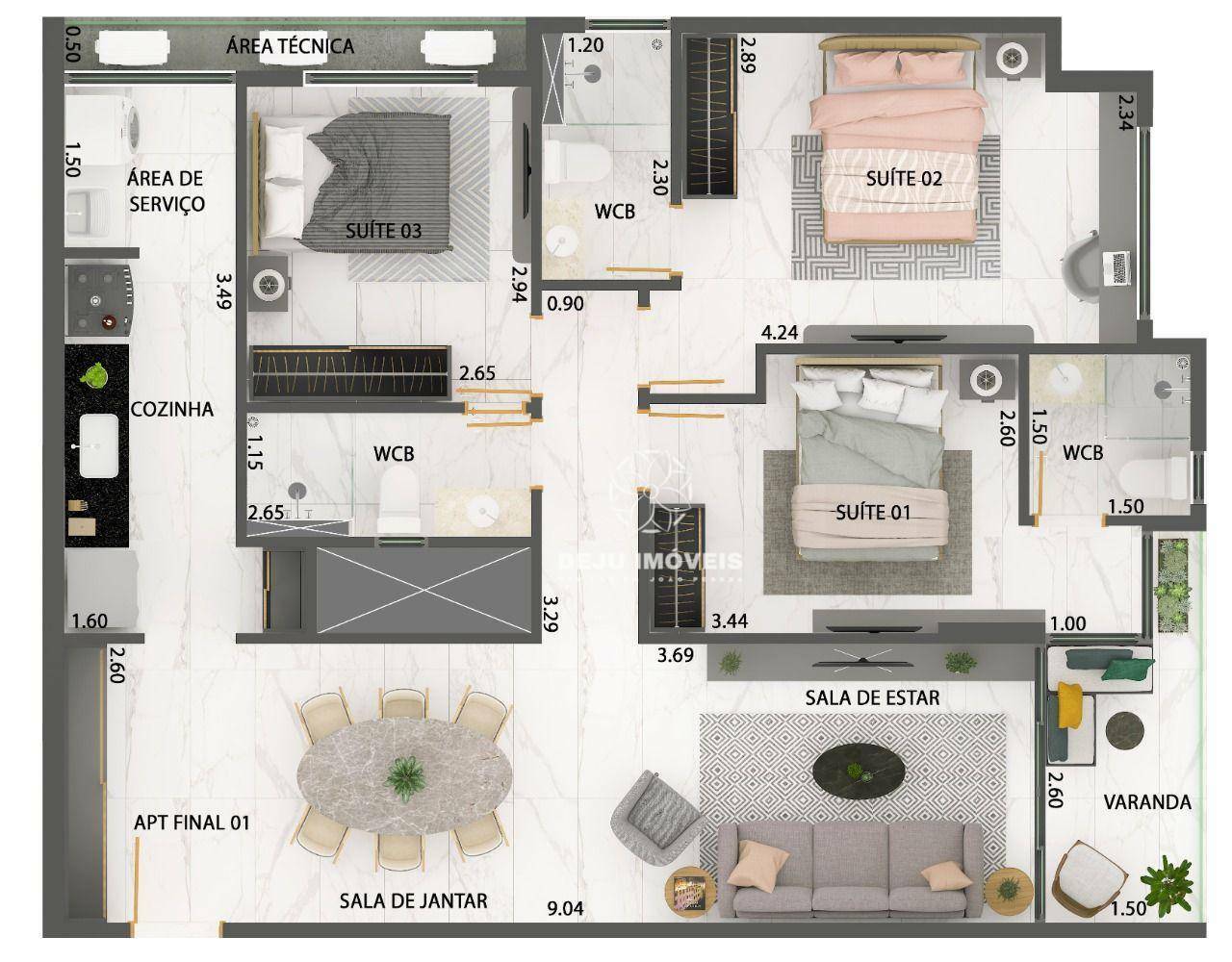 Apartamento à venda com 2 quartos, 66m² - Foto 20