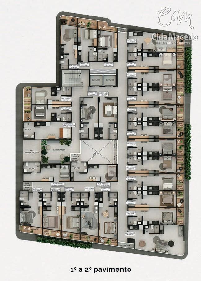 Apartamento à venda com 1 quarto, 23m² - Foto 20