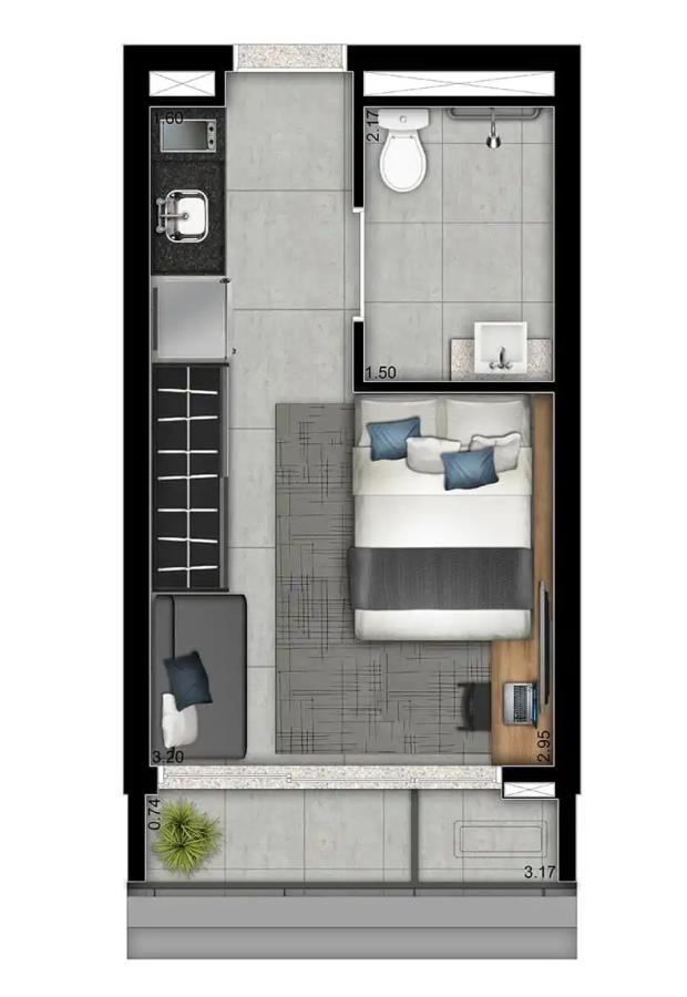 Apartamento à venda com 1 quarto, 2238m² - Foto 32