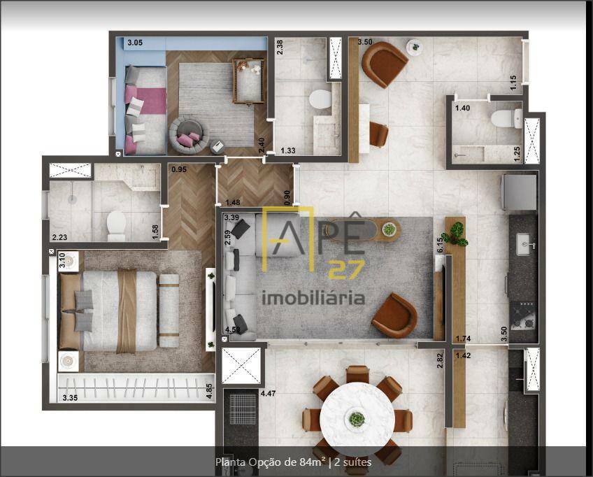 Apartamento à venda com 2 quartos, 70m² - Foto 26