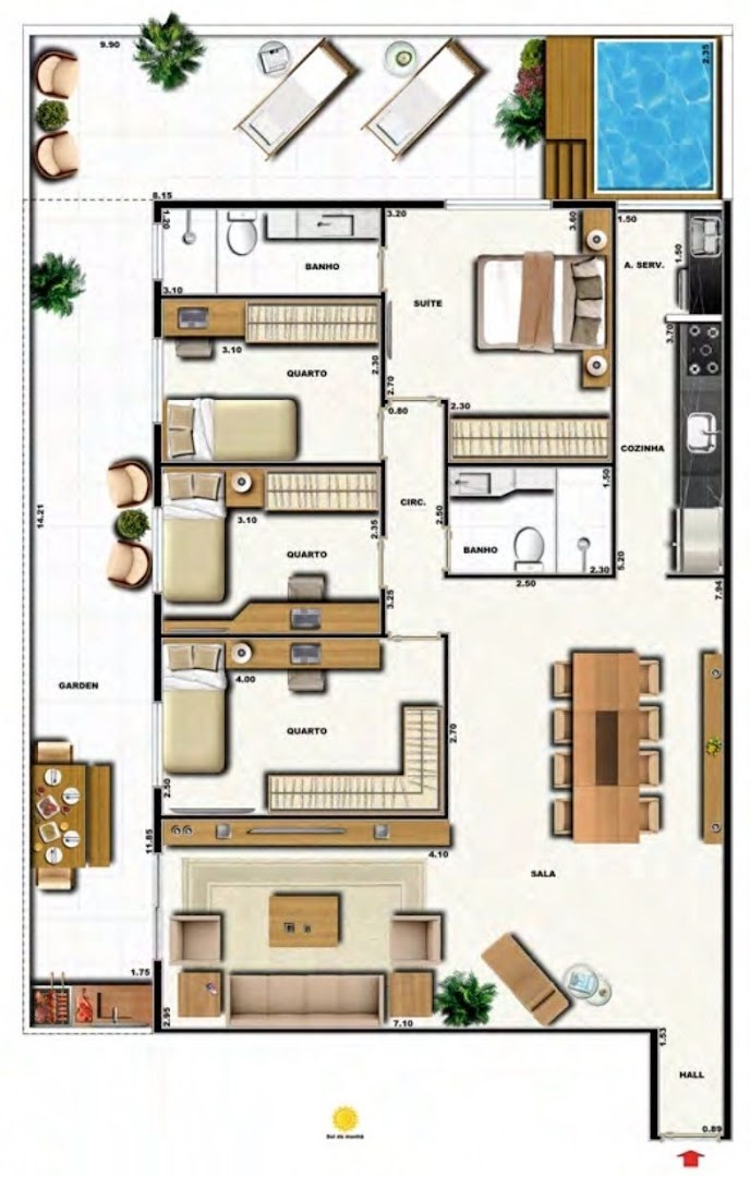 Apartamento à venda com 3 quartos, 113m² - Foto 47