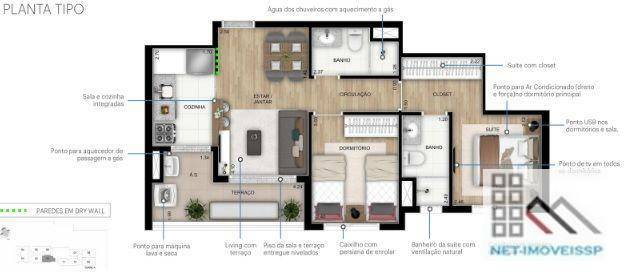 Apartamento à venda com 2 quartos, 55m² - Foto 19