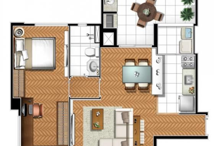 Apartamento à venda com 2 quartos, 57m² - Foto 8