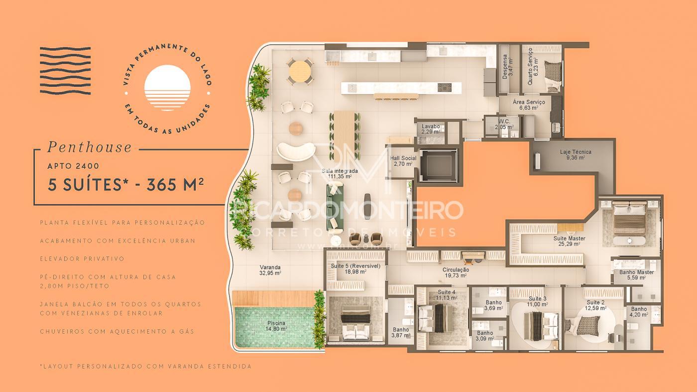 Apartamento à venda com 3 quartos, 161m² - Foto 15