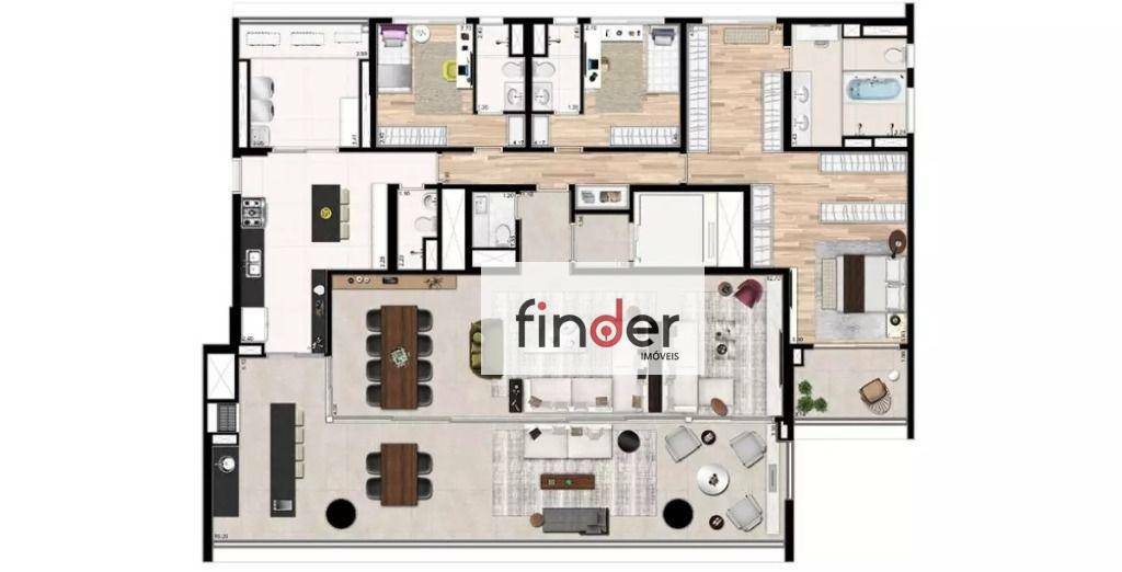 Apartamento à venda com 3 quartos, 271m² - Foto 23