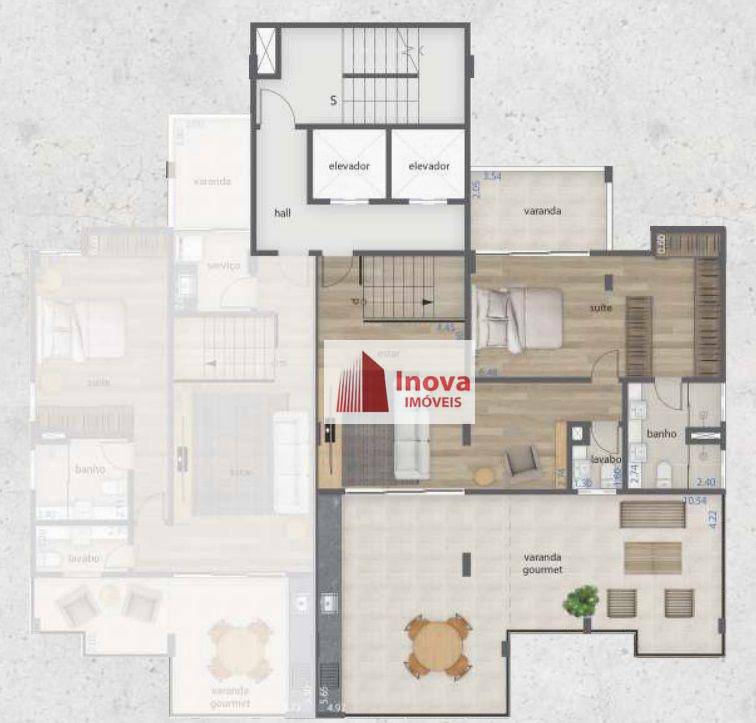 Apartamento à venda com 3 quartos, 120m² - Foto 42