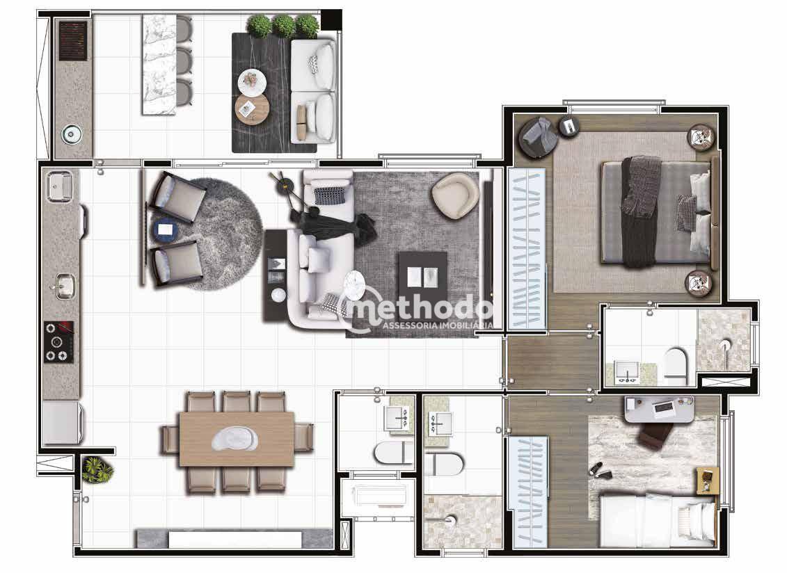 Apartamento à venda com 3 quartos, 91m² - Foto 46