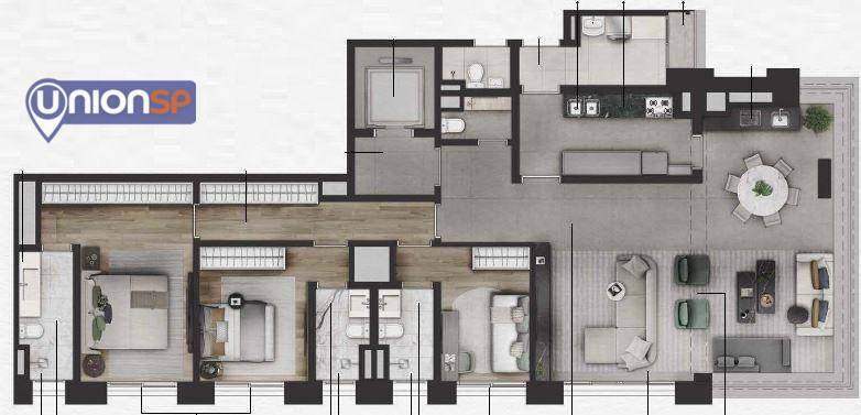 Apartamento à venda com 3 quartos, 155m² - Foto 26