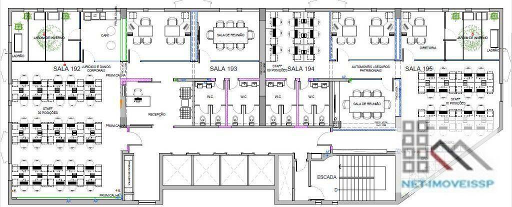 Conjunto Comercial-Sala para alugar, 400m² - Foto 13