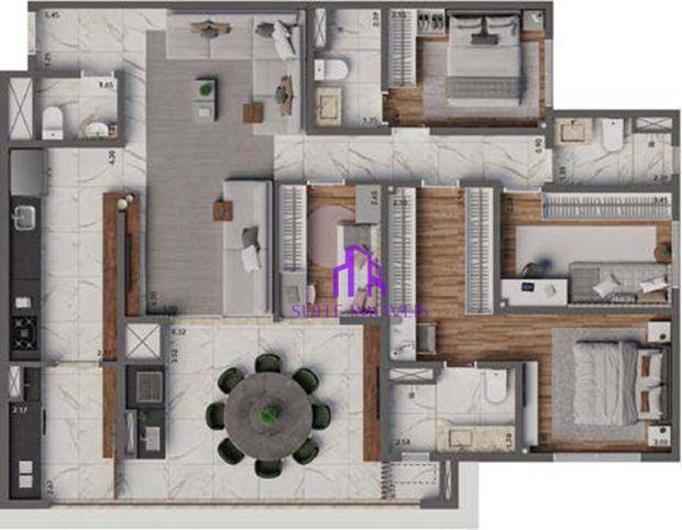 Apartamento à venda com 3 quartos, 125m² - Foto 33