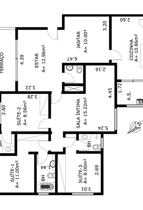 Apartamento à venda com 3 quartos, 116m² - Foto 5