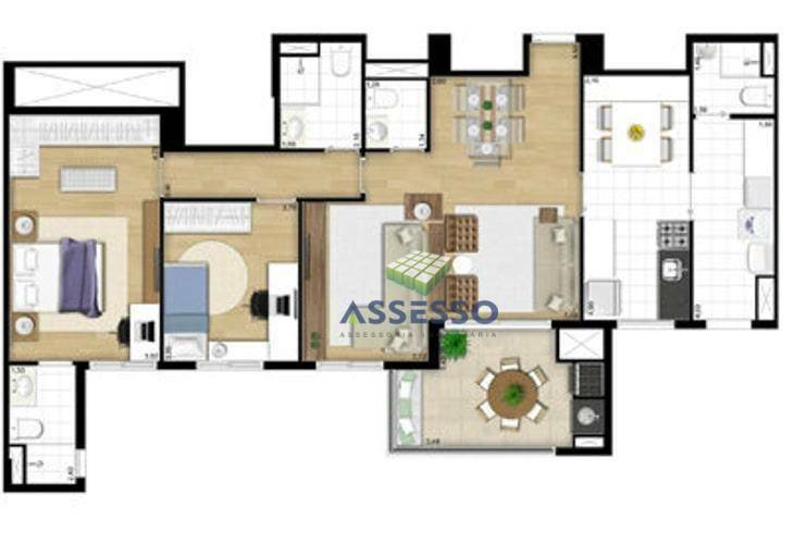 Apartamento à venda com 3 quartos, 101m² - Foto 42