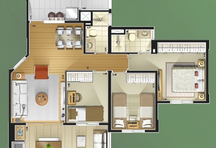 Apartamento à venda com 3 quartos, 82m² - Foto 7