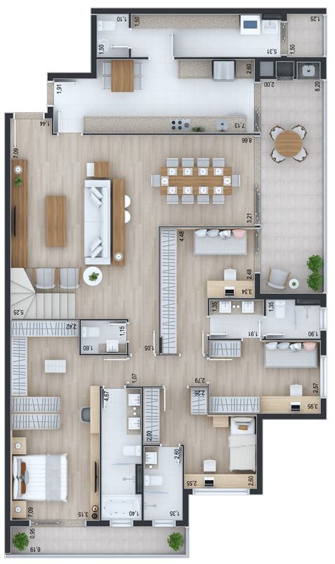 Apartamento à venda com 3 quartos, 14307m² - Foto 59