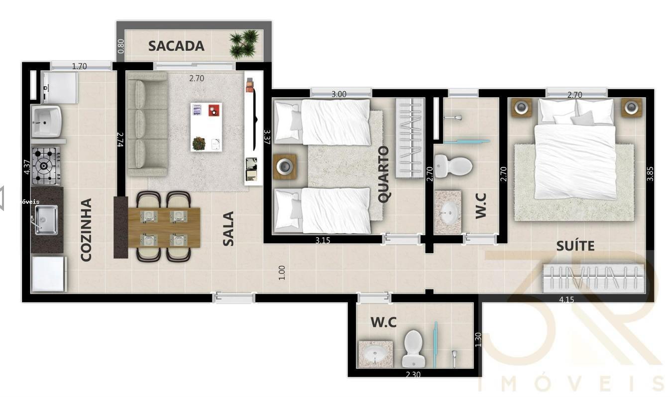 Apartamento à venda com 2 quartos, 61m² - Foto 21