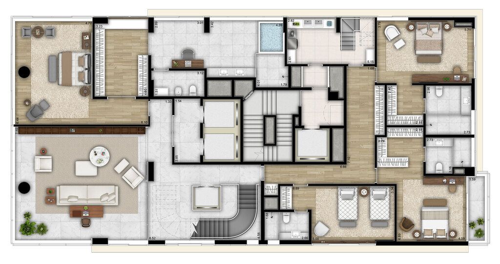 Apartamento à venda com 4 quartos, 358m² - Foto 16