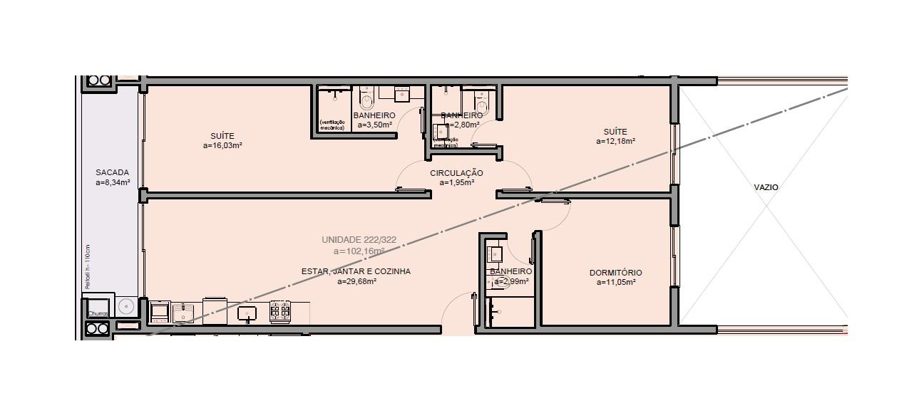 Apartamento à venda com 3 quartos, 101m² - Foto 21