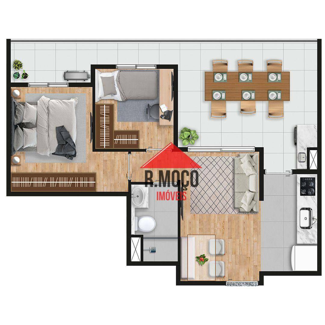 Apartamento à venda com 2 quartos, 45m² - Foto 11