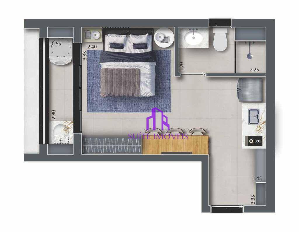 Apartamento à venda com 1 quarto, 27m² - Foto 36