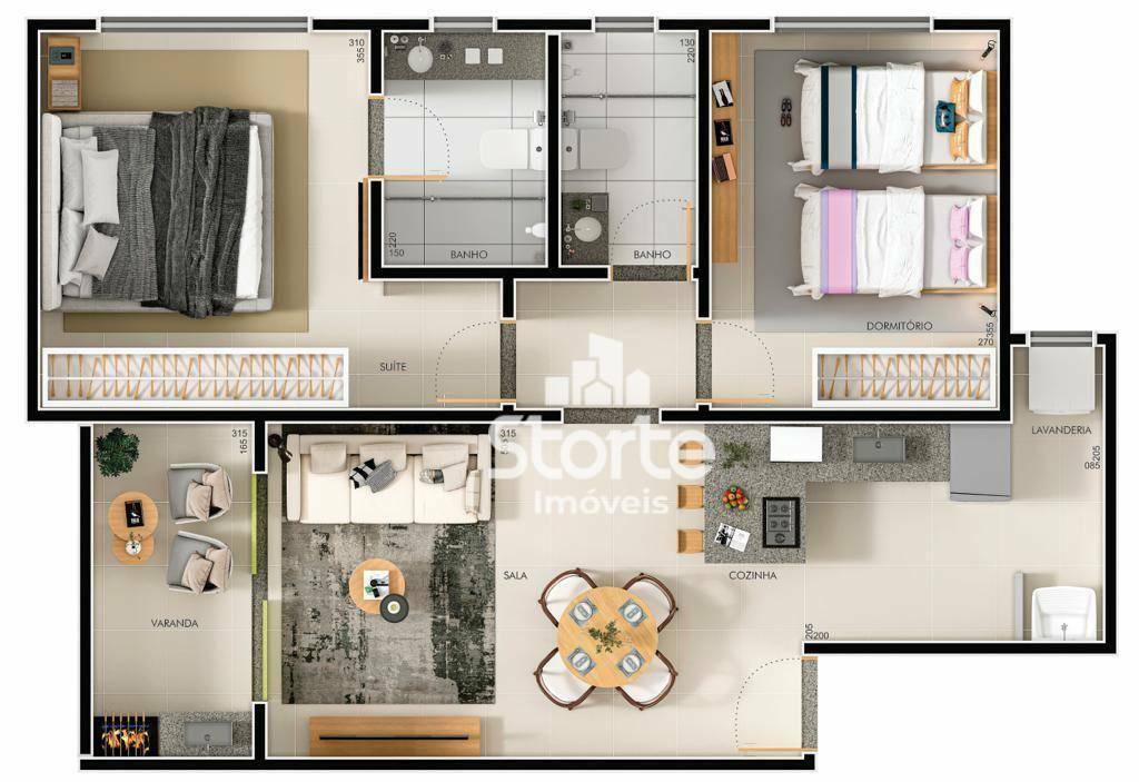 Apartamento à venda com 2 quartos, 65m² - Foto 17