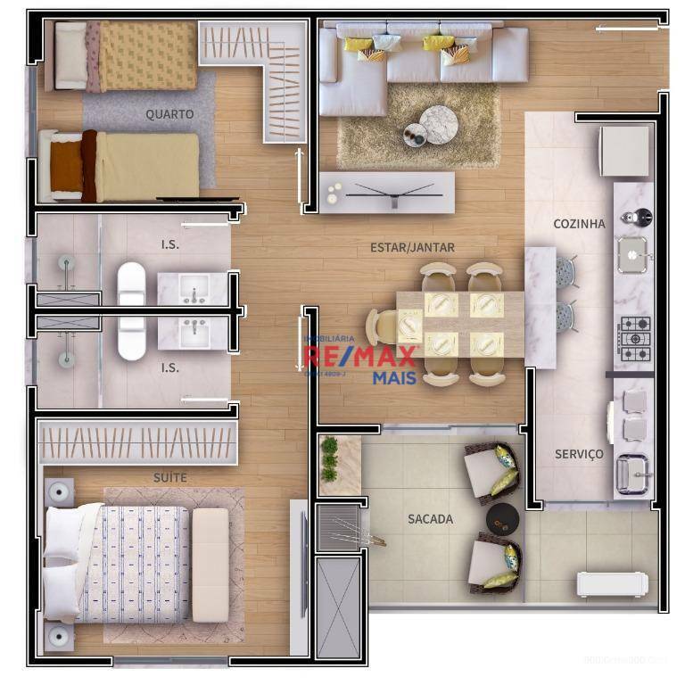 Apartamento à venda com 2 quartos, 93m² - Foto 2