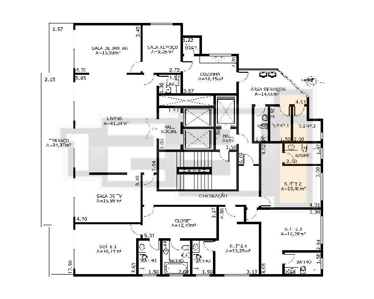 Apartamento à venda com 4 quartos, 306m² - Foto 5